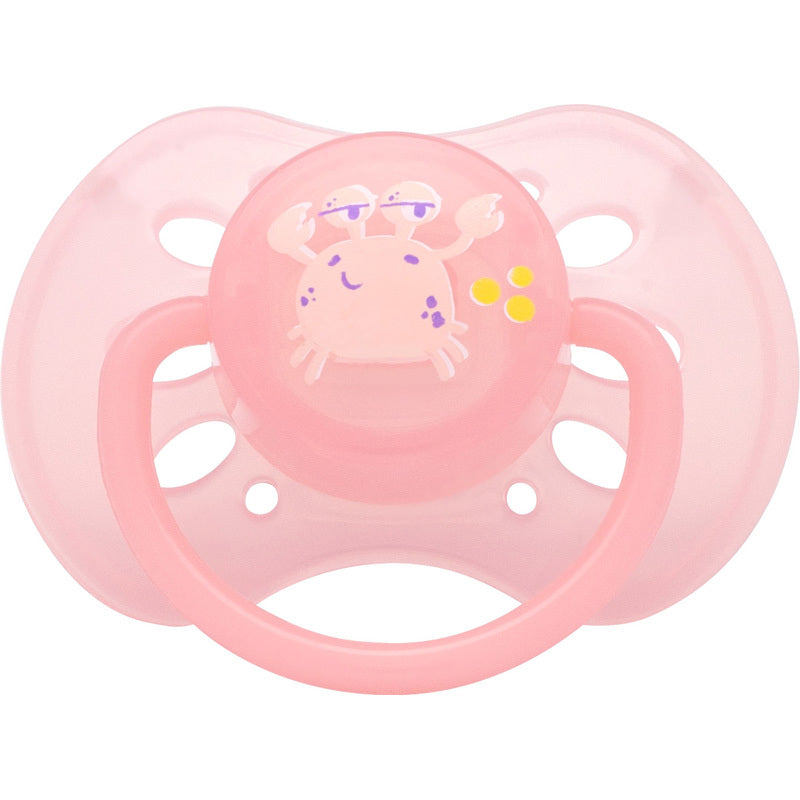 Chupete Lolly oceano T1 rosa tetina natural