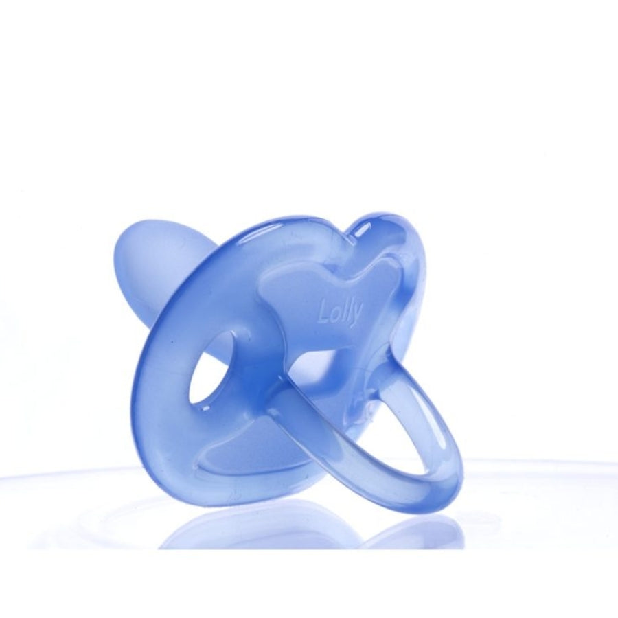 Chupete ortodóntico 100% Silicona T2 azul Lolly