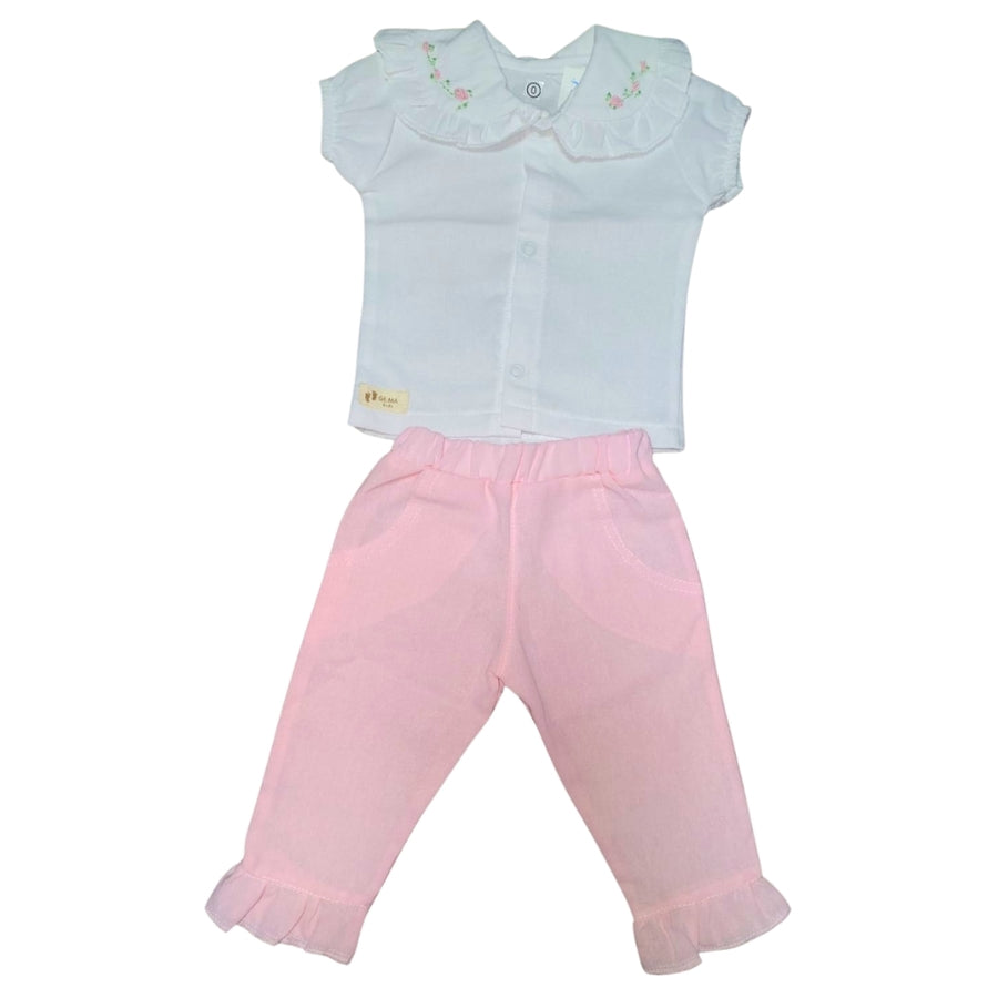 Conjunto de lino niña