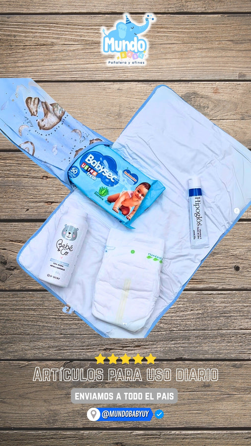 🍼 Kit Cambiador 1 – Mundo Baby 👶💙