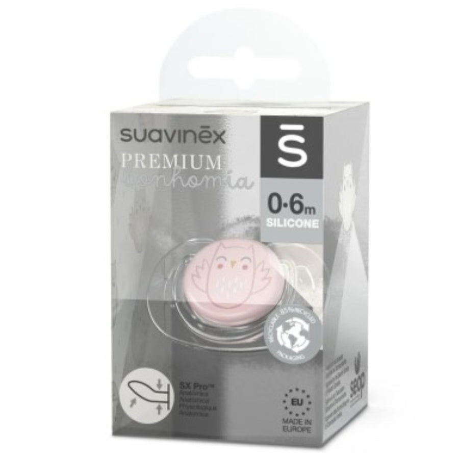 Chupete Suavinex anatomico 0-6meses rosa