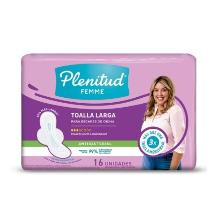 Toalla Plenitud Femme Larga Con Alas 16 Uds.