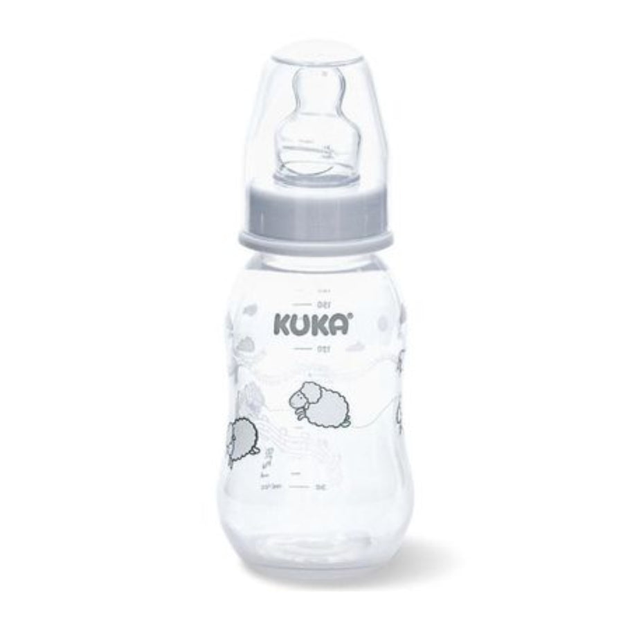 Mamadera Kuka linea blanca x160ml 0-6m tetina anatómica