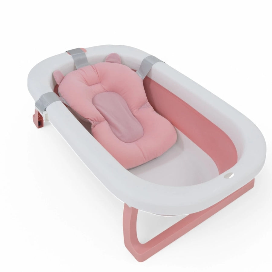 Bañera Plegable con Almohadon y Reductor Rosa Bebesit