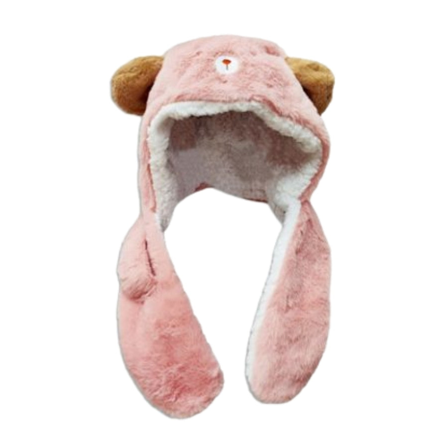 Gorro bufanda juvenil de peluche osito