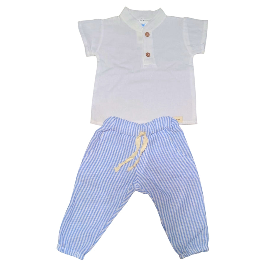Conjunto de lino niño