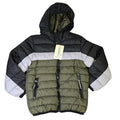 Campera puffer con corderito para niños