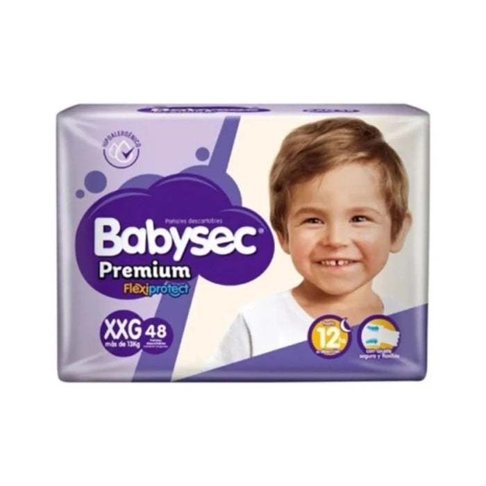 Pañales Babysec Premium XXG x48