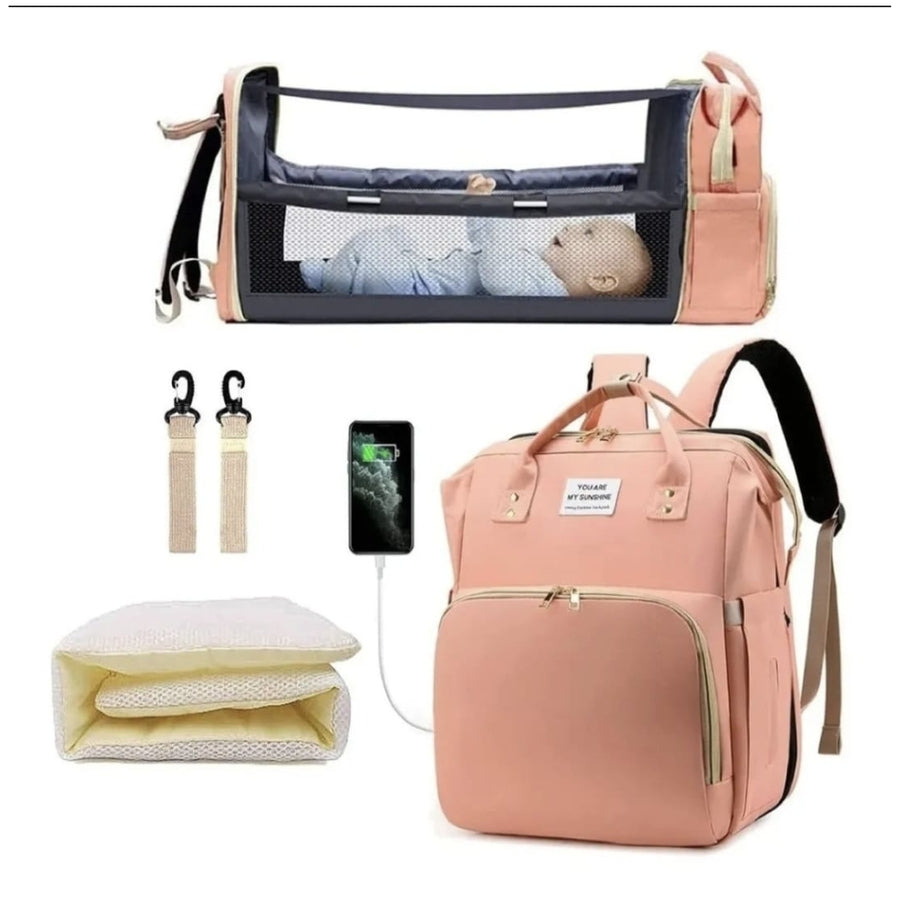 Mochila maternal con cambiador