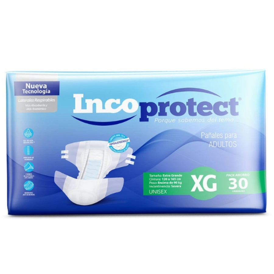 Pañales Incoprotect XG x30
