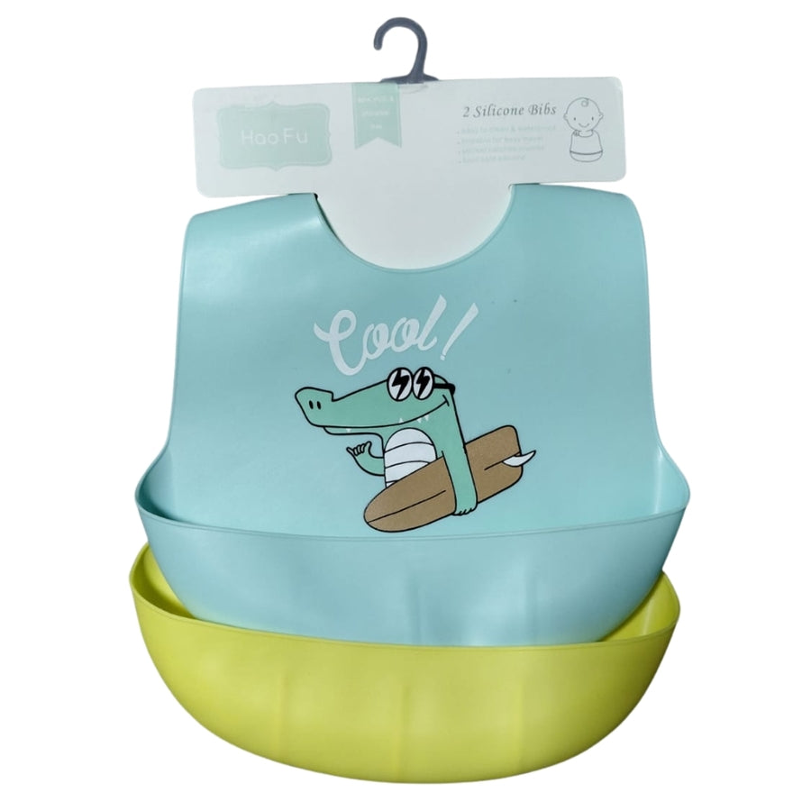 Baberos de silicona x2