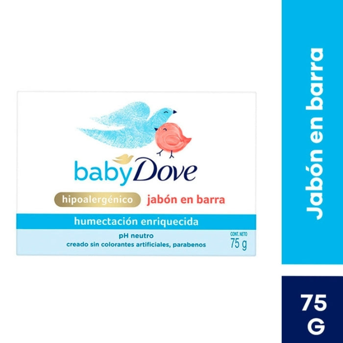Jabon Baby Dove en barra 75g
