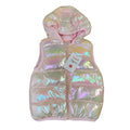 Chaleco puffer tornasolado