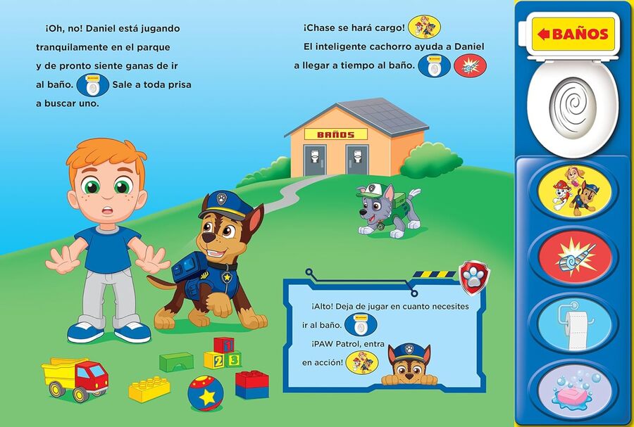 Libro Al baño con PAW Patrol !