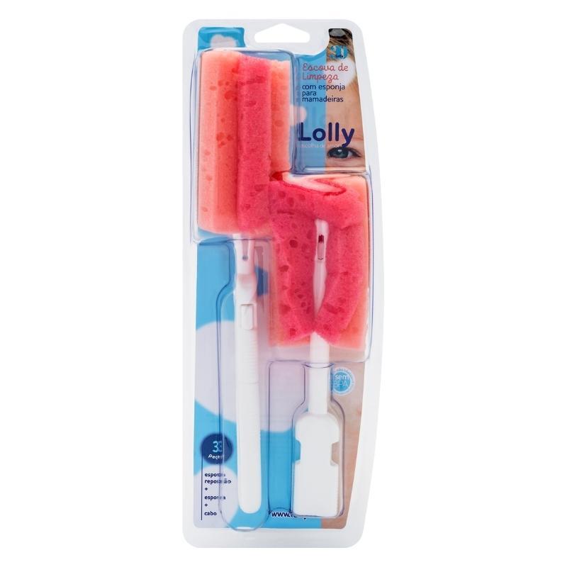 Cepillo de limpieza de biberon Lolly Rosa