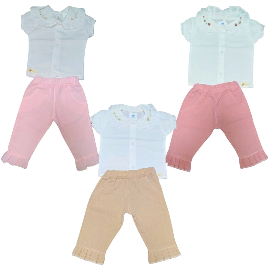 Conjunto de lino niña