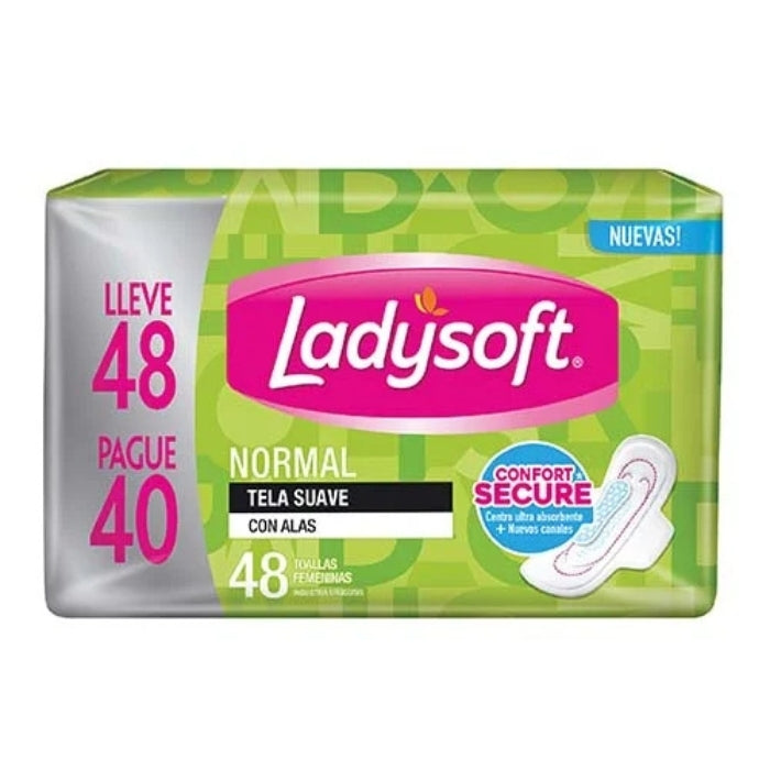 Toallas femeninas Ladysoft normal x48