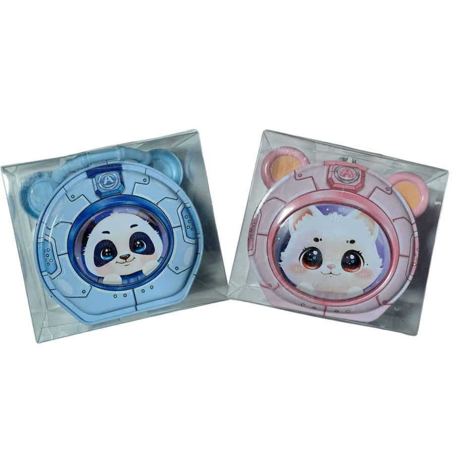 Alcancia de metal astronauta