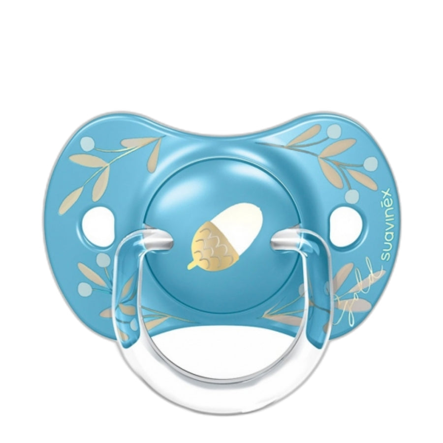 Chupete Suavinex Oro Azul fisiologico +18 meses