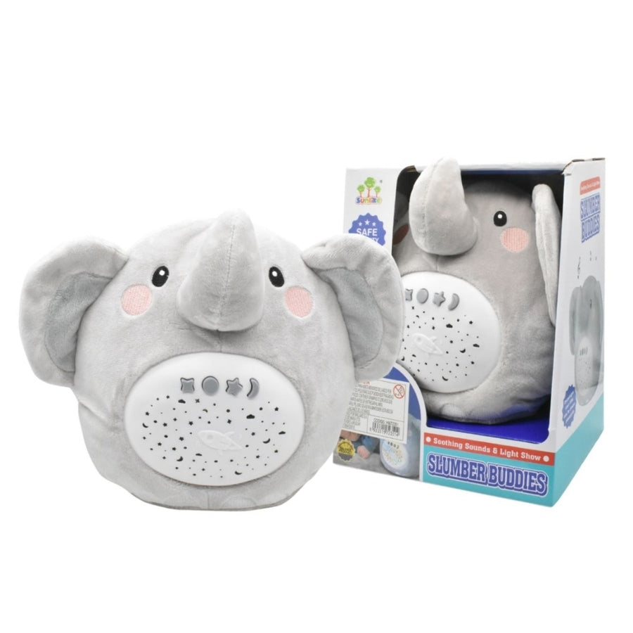 Veladora Proyector Elefante De Peluche Con Música