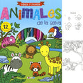 Dibuja y colorea – Animales de la selva