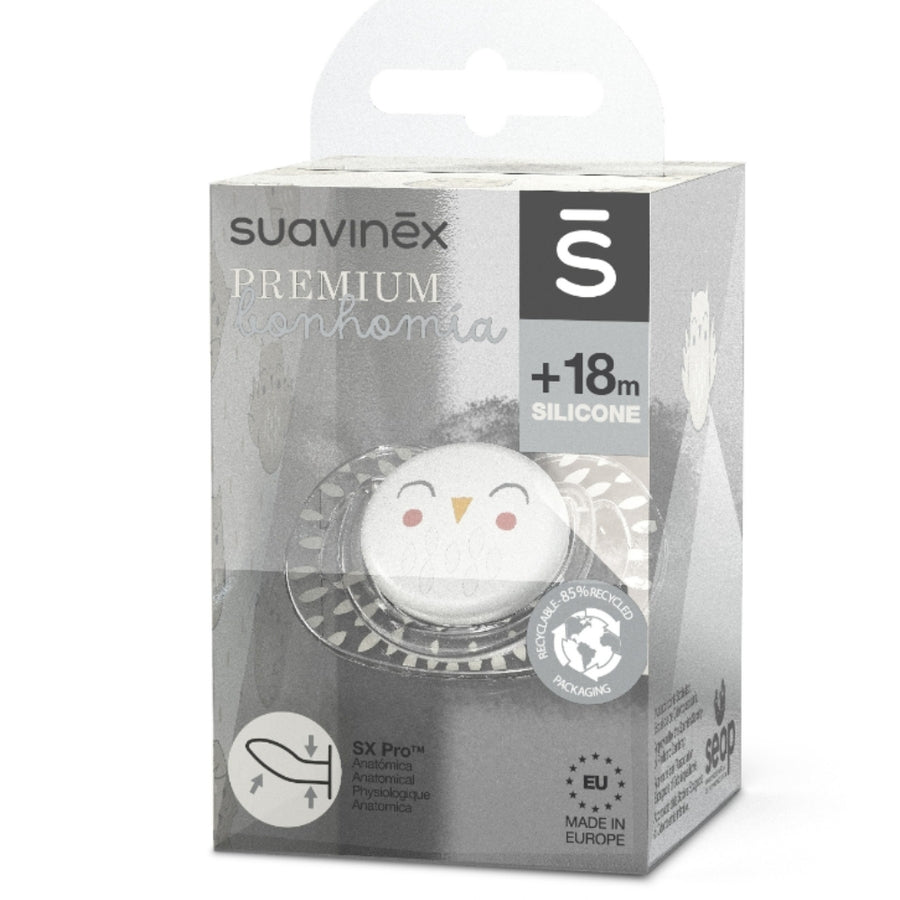 Chupete Suavinex silicona SX Pro C/T Anatomico +18 meses