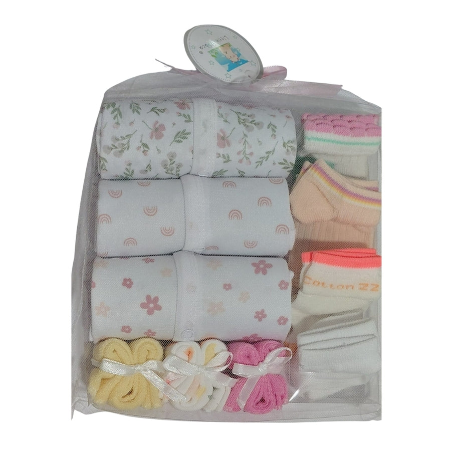 Set de regalo - Enteritos, babitas y medias