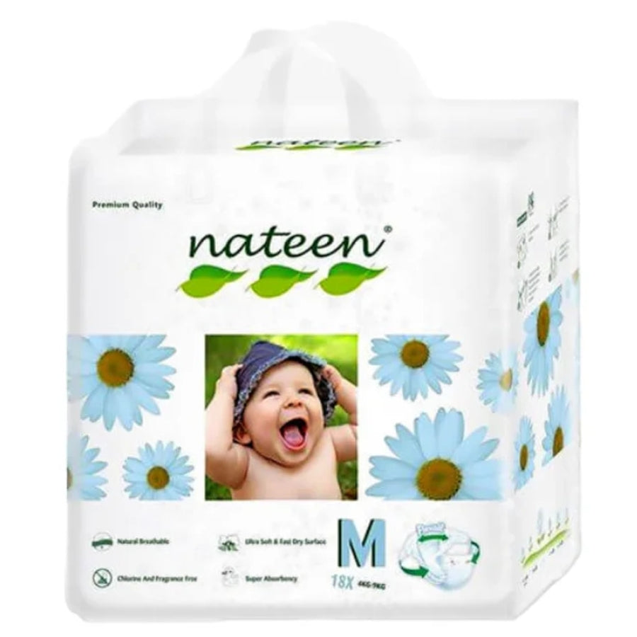 Pañales Nateen Premium M x18