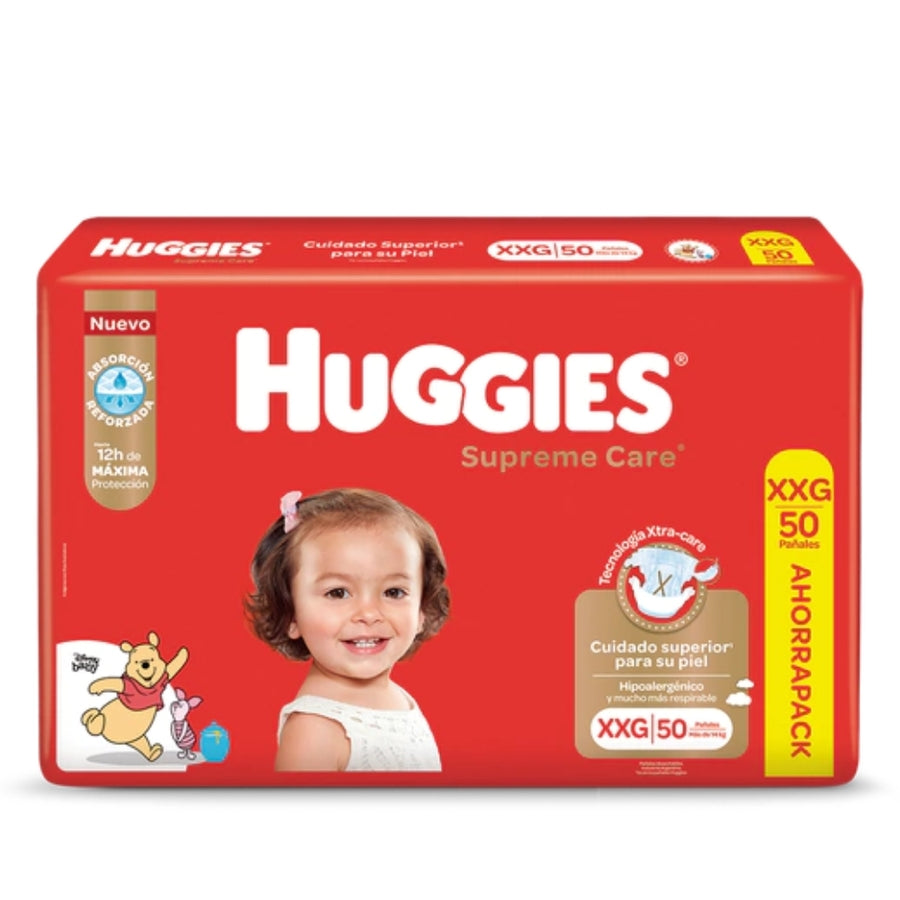 Pañales huggies supreme care XXG *50