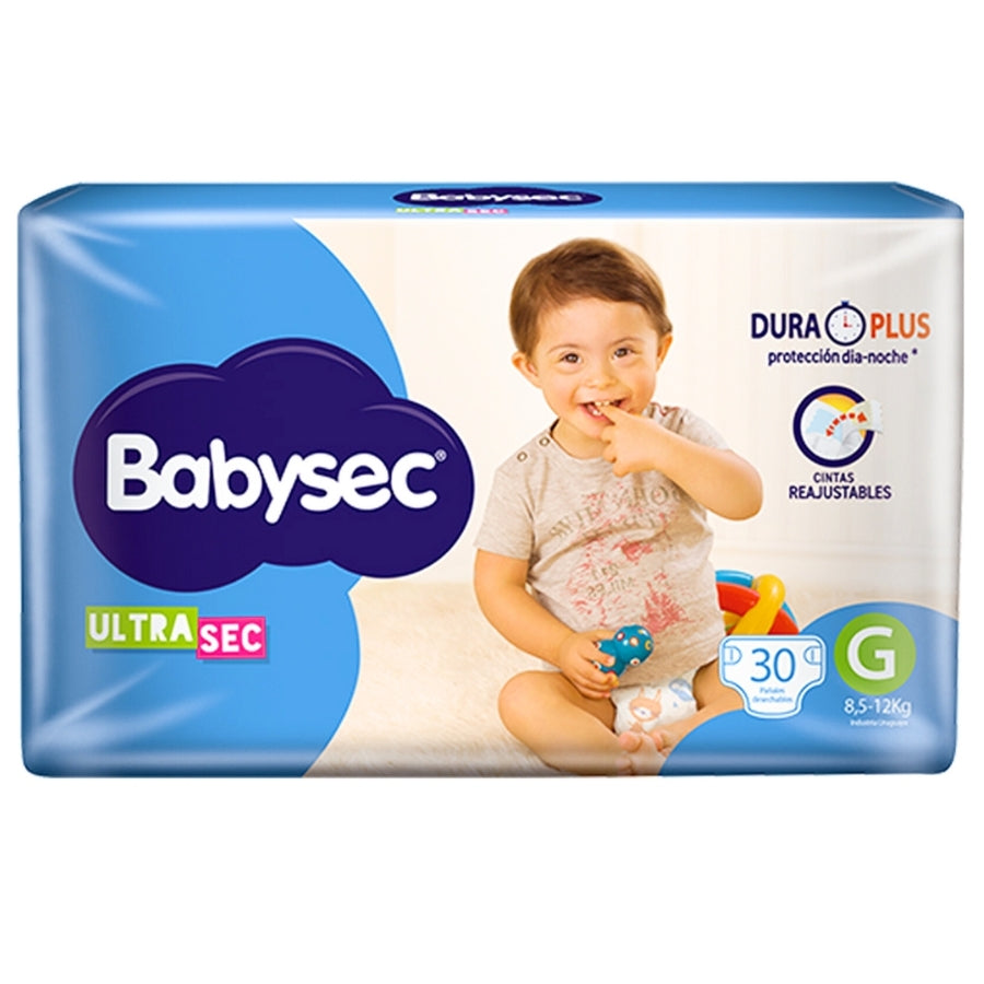 Pañales Babysec Ultra sec G x30