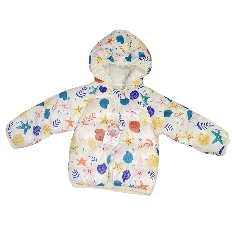 Campera puffer con diseños