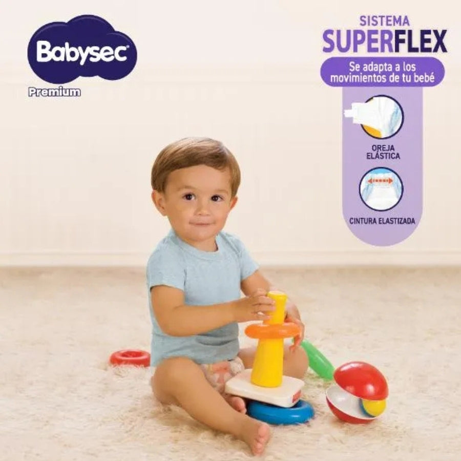 Pañales Babysec Premium XG x96