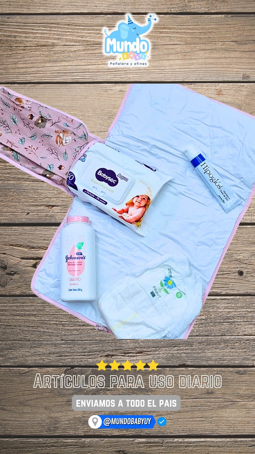 🍼 Kit Cambiador 2 – Mundo Baby 👶💙