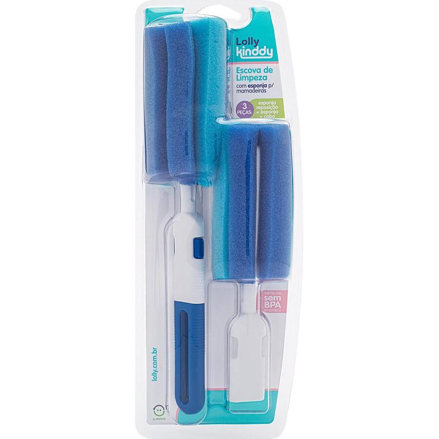 Cepillo de limpieza de biberon Lolly Azul