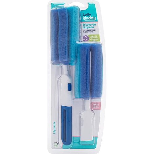 Cepillo de limpieza de biberon Lolly Azul
