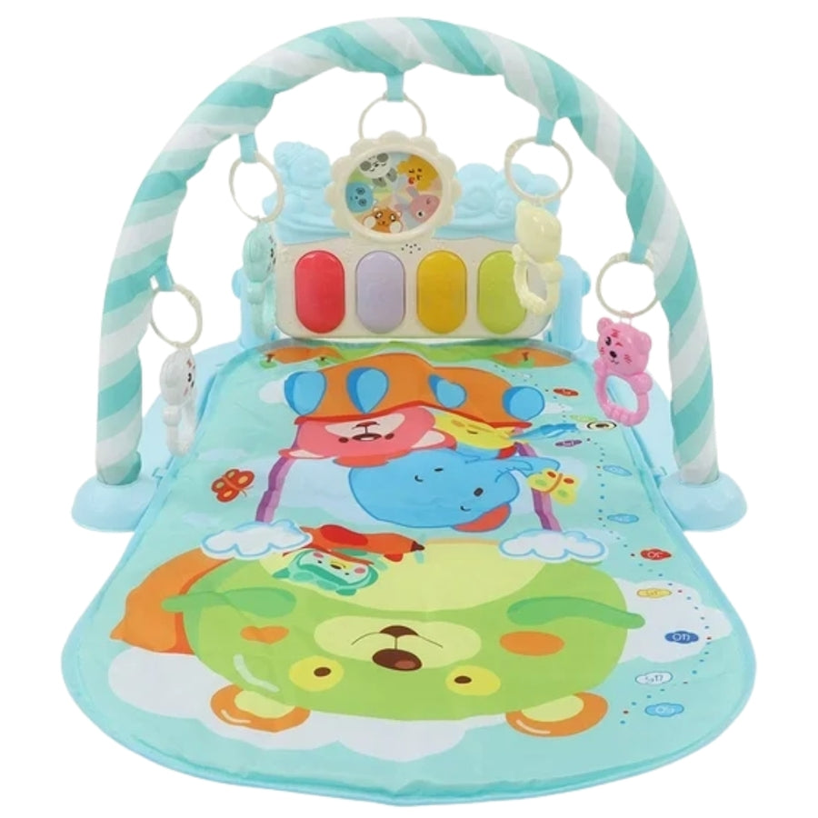 Gimnasio multifunción piano fitness rack azul