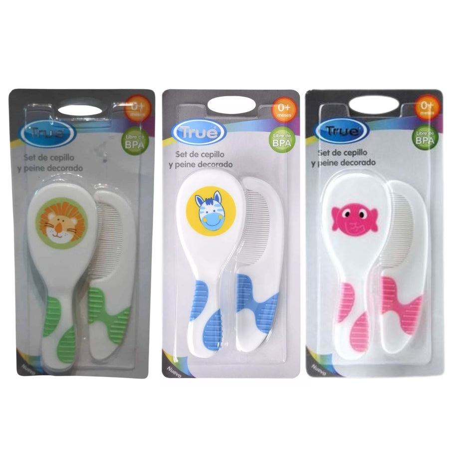 Set cepillo y peine True