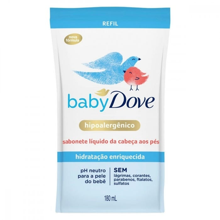 Jabón Baby Dove Liquido 180ml