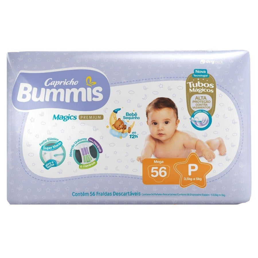Pañales bummis magics premium P x56