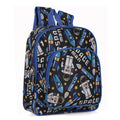 Mochila Bonus Azul Kids 1 cierre con bolsillo al frente