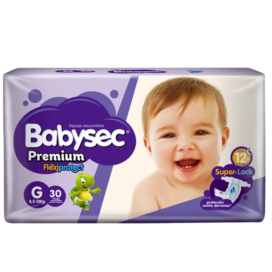 Pañales Babysec Premium G x30