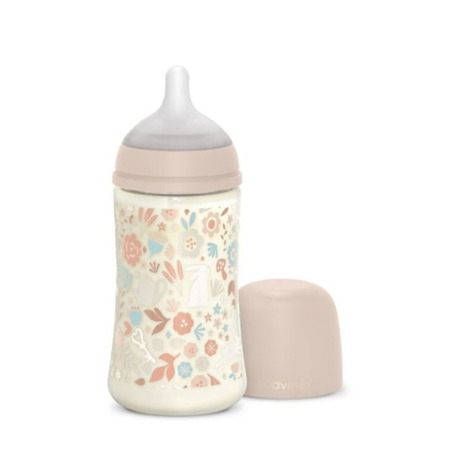 Biberón Suavinex Wonderland Liberty 270 ml Flujo Medio Rosa