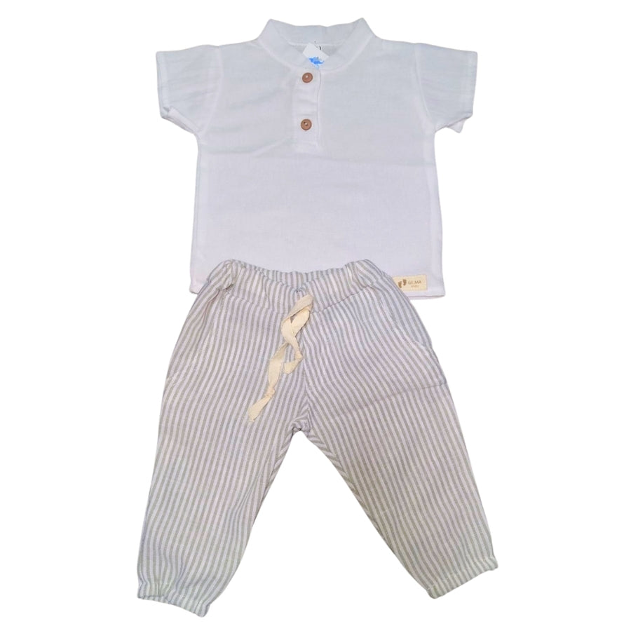 Conjunto de lino niño