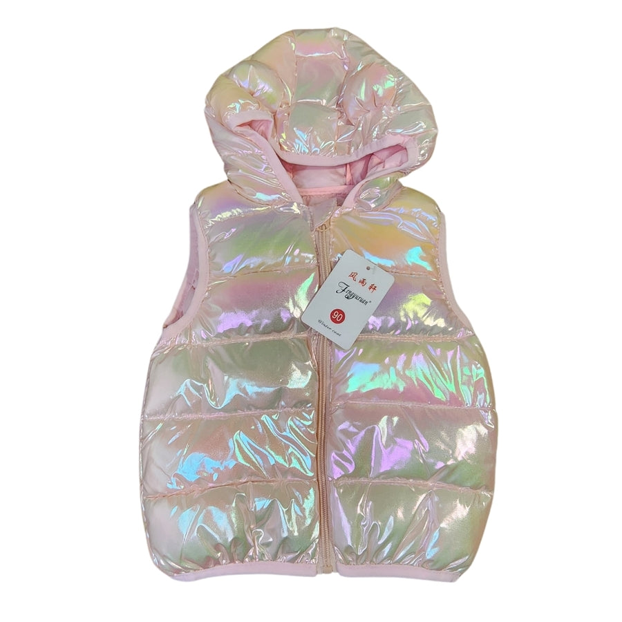 Chaleco puffer tornasolado