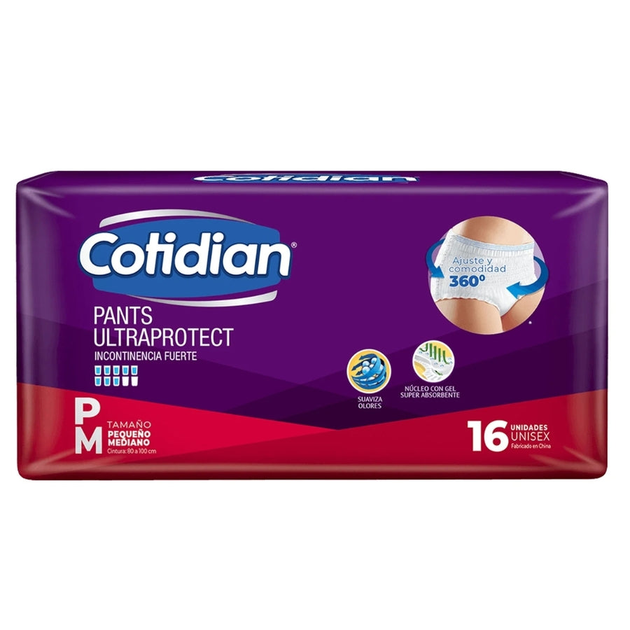Pañales Cotidian Pants P/M x16