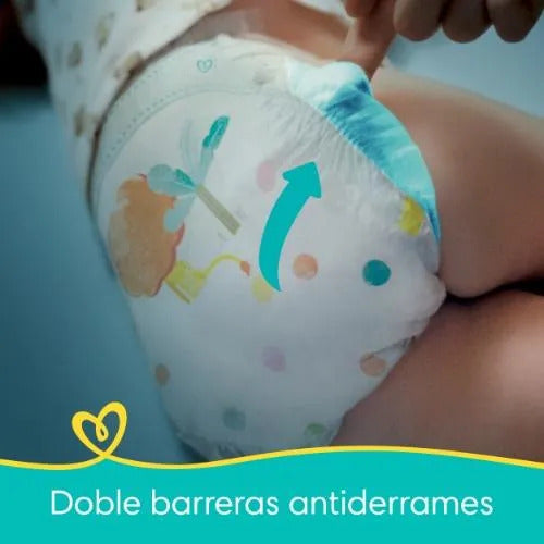 Pañales Pampers confort sec M x70