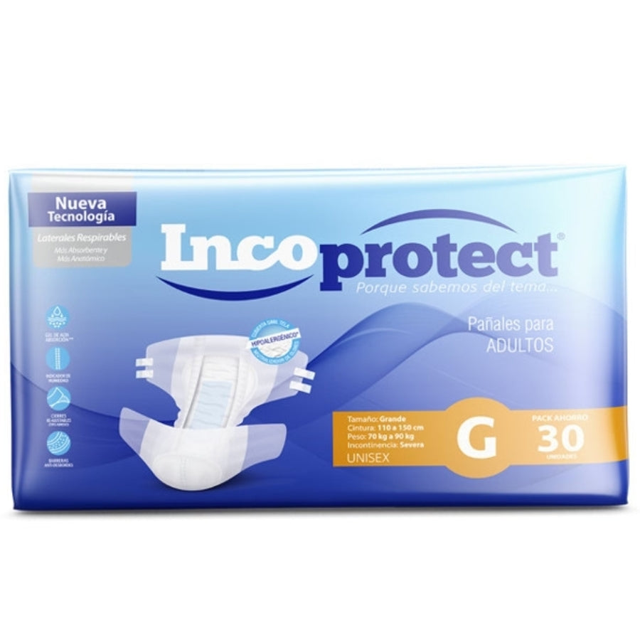 Pañales Incoprotect G x30
