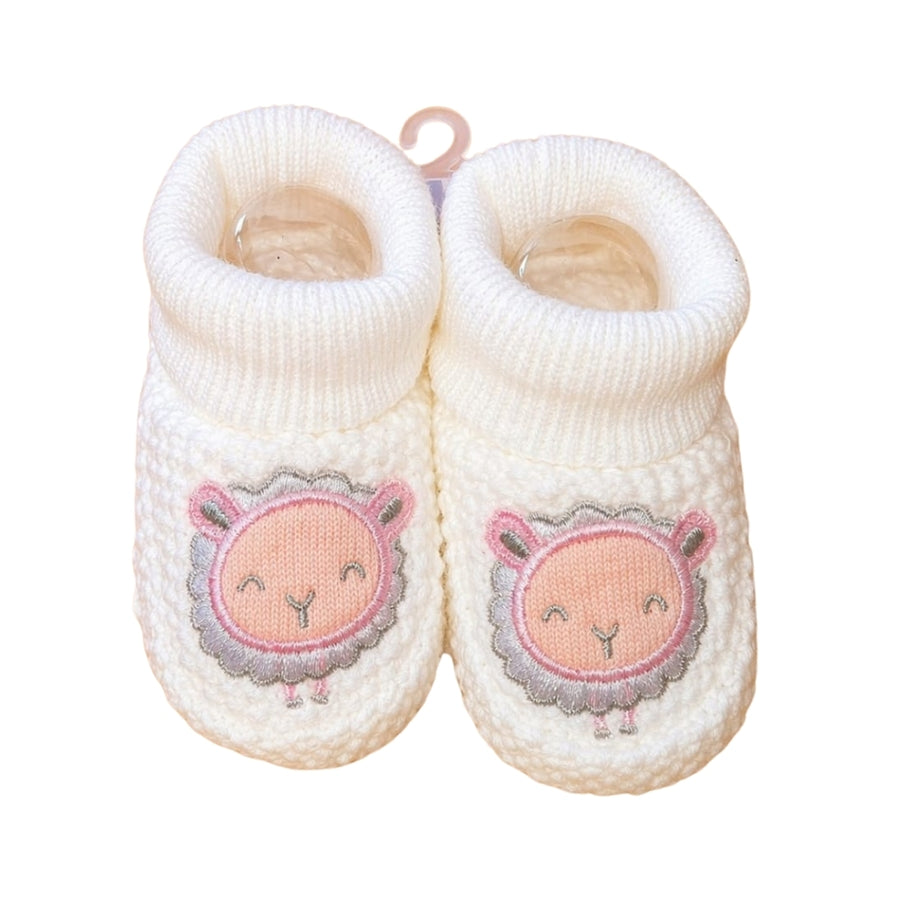 Zapatito tejido con diseño