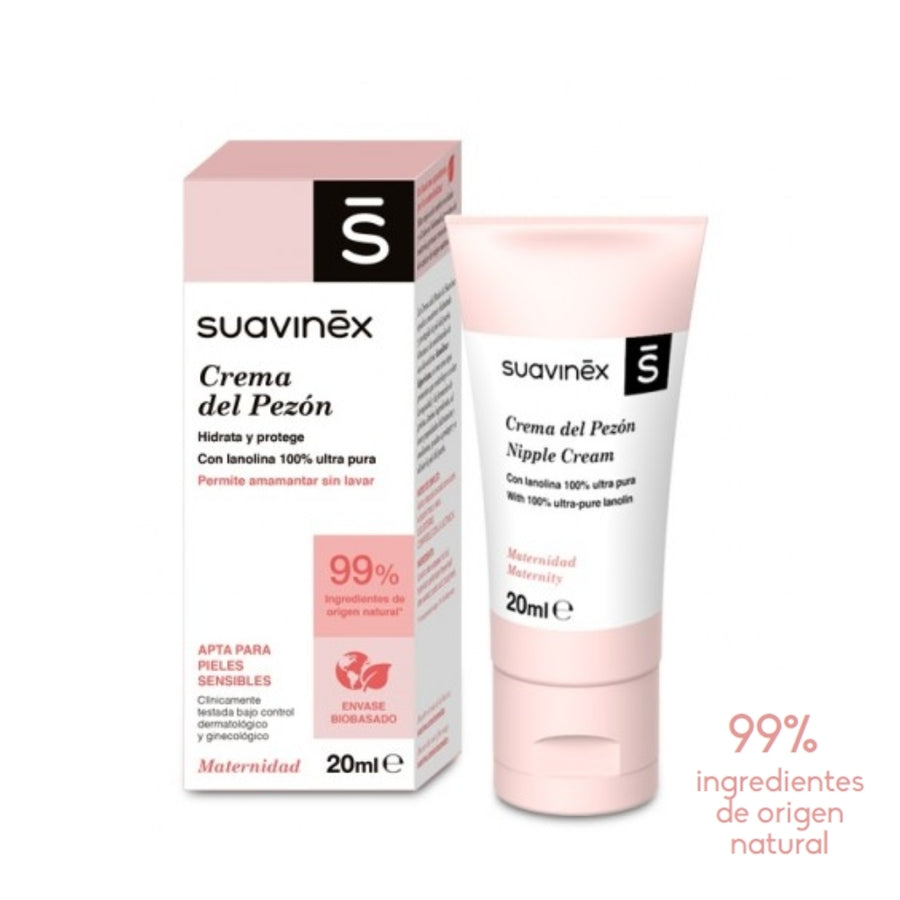 Crema para el cuidado del pezón Suavinex 20 ml
