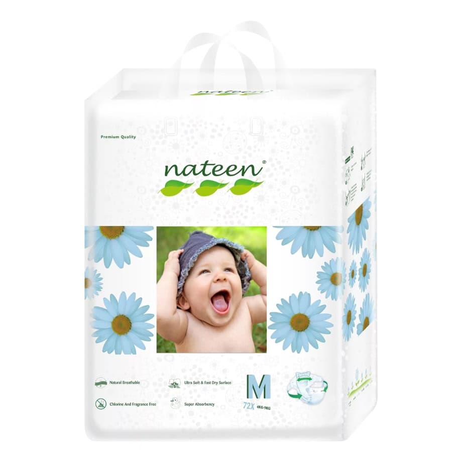 Pañales Nateen premium M x72